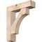 Ekena Millwork Westlake Block Smooth Bracket w/ Offset Brace, Douglas Fir, 7 1/2"W x 30"D x 34"H BKT0806X30X34WTL05SDF - alternate 1